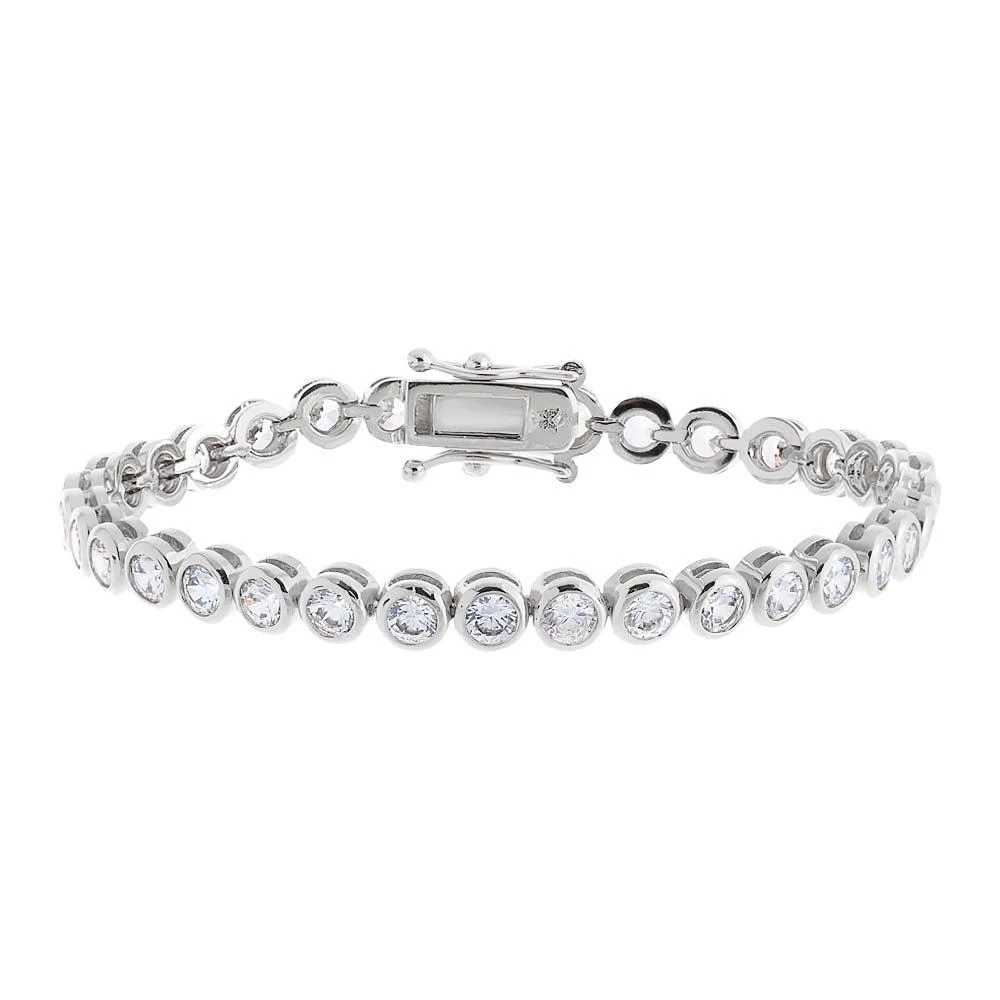 Adina Eden Bezel Tennis Bracelet 13
