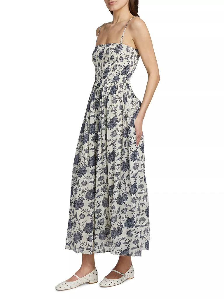 Rag & Bone Hallie Floral Cotton-Silk Midi-Dress 4