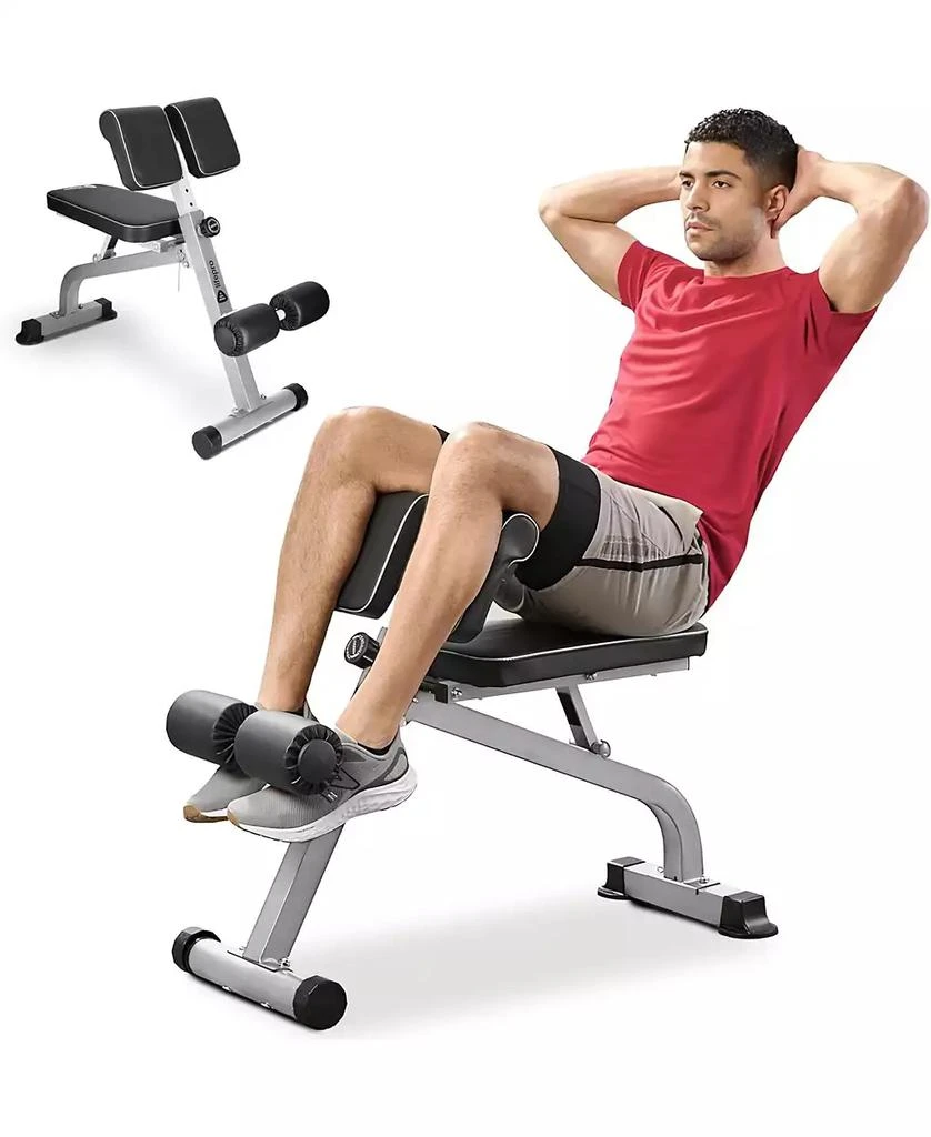 LifePro SculptTrainer Roman Chair – Adjustable Hyperextension Bench for Core, Back 
Ab Workouts – Foldable Home Gym Equipment