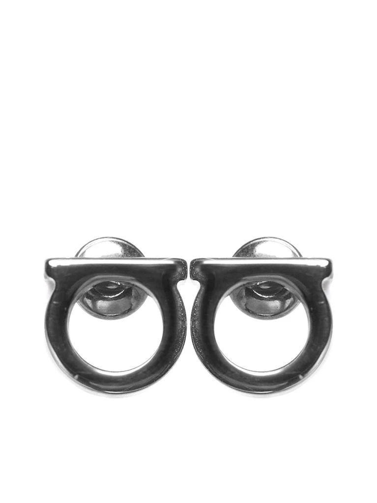 Salvatore Ferragamo Ferragamo Stud Gancini Earrings 2