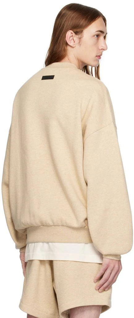 Essentials Beige Crewneck Sweatshirt 3