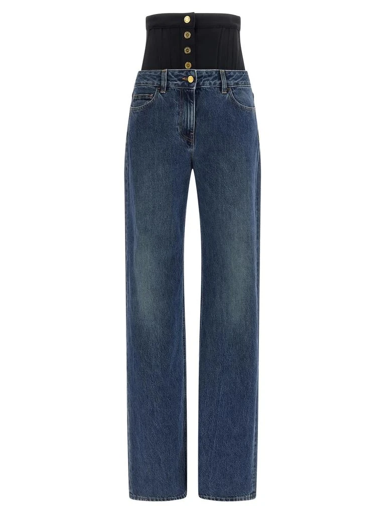 ELISABETTA FRANCHI Women
s Bustier Insert Jeans