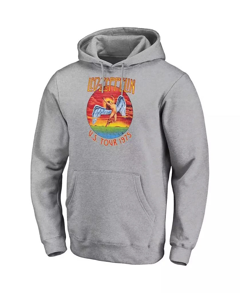 Philcos Men's and Women's Led Zeppelin Heather Gray Graphic Pullover Hoodie 2