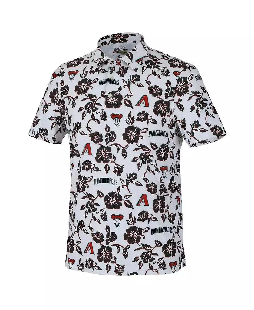 Reyn Spooner Men's White Arizona Diamondbacks Pua Performance Polo Shirt 2