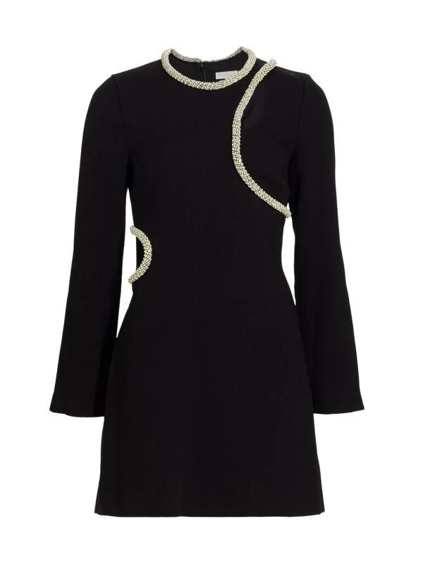 SIMKHAI Katharine Diamante-Embroidered Minidress 7