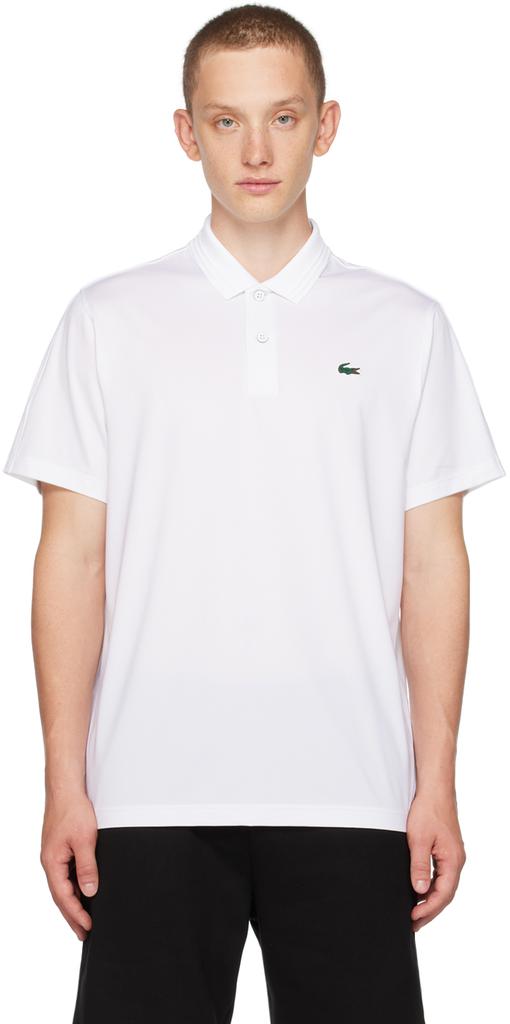 Lacoste White Regular-Fit Polo