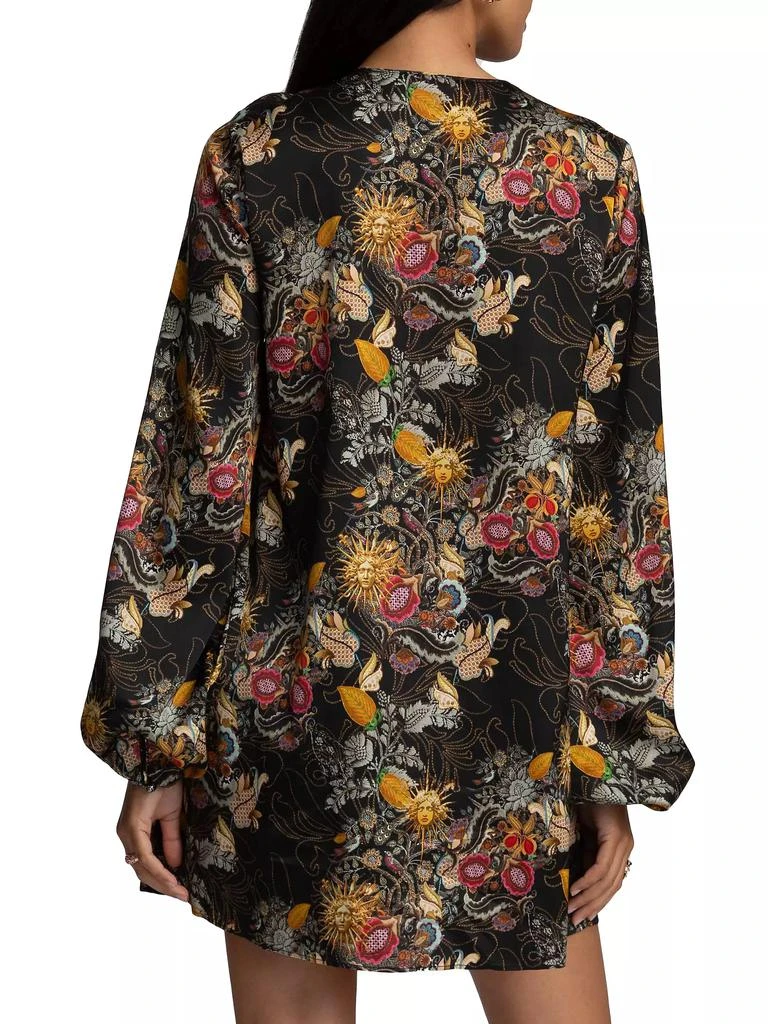 Robert Graham Giselle Silk-Blend Sun Minidress 9