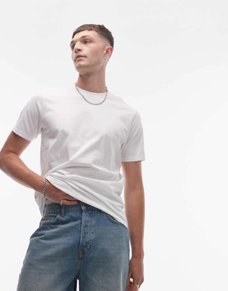 Topman Topman 5 pack regular t-shirt in white 2