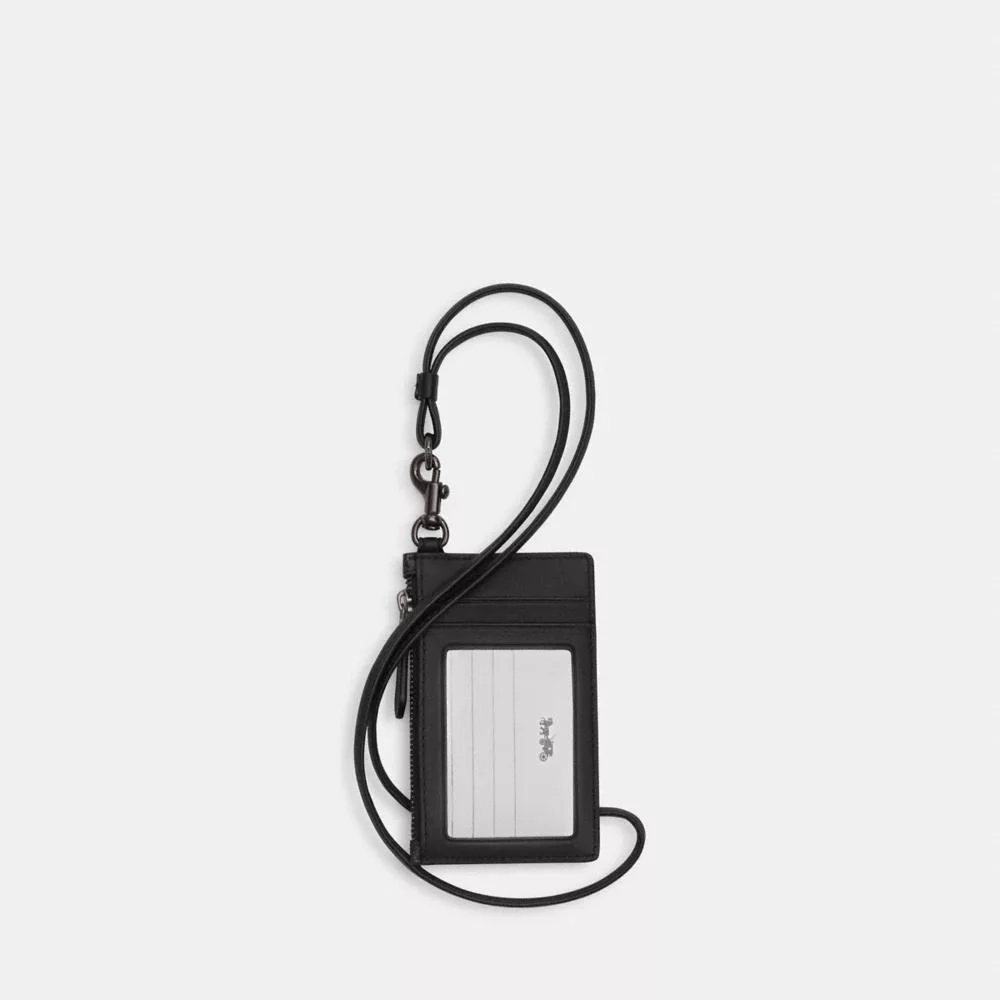 Coach Zip Lanyard Card Case In Signature Canvas 2