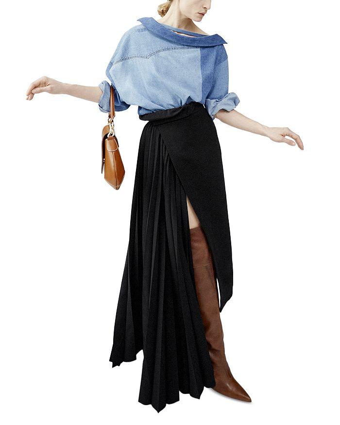 A.W.A.K.E. Mode Pleated Maxi Skirt