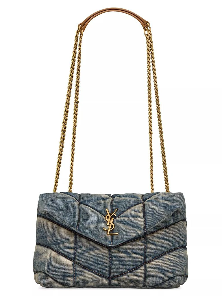 Yves Saint Laurent Puffer Toy Bag in Denim 1