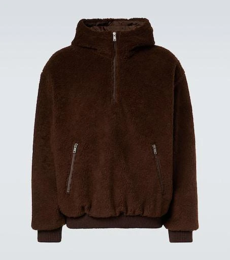 Prada Wool-blend teddy jacket 1