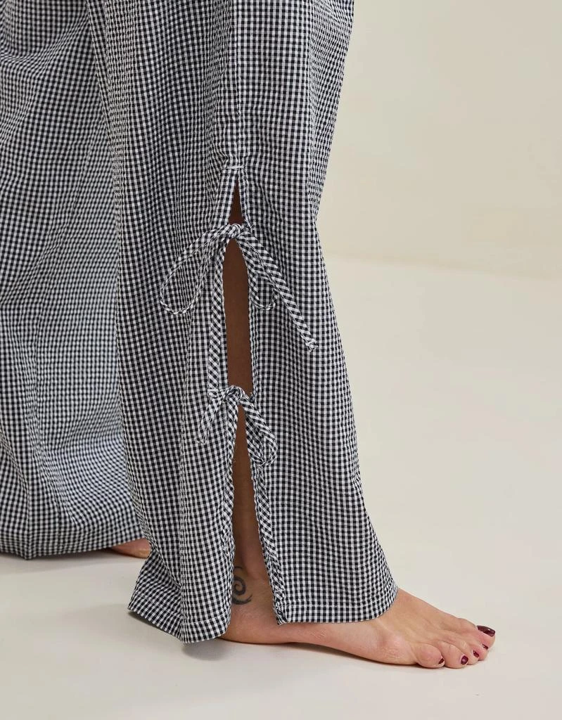 Aerie Aerie Off-Duty Seersucker Side Tie Trouser PJ 6