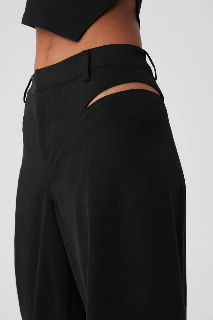 Alo High-Waist Risk Taker Trouser - Fog 4