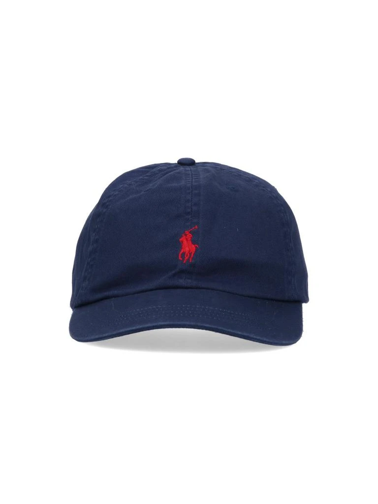 Polo Ralph Lauren Polo Ralph Lauren Logo Embroidered Curved Peak Baseball Cap 1