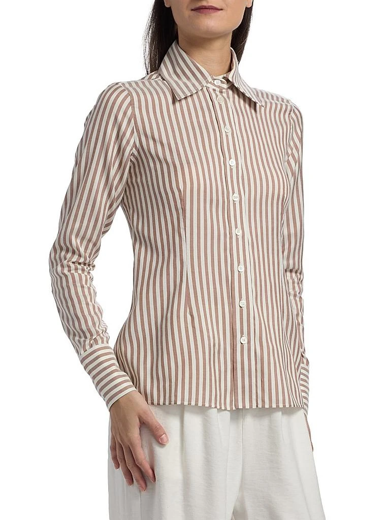 Stella McCartney Silk Stripe Slim Shirt 4