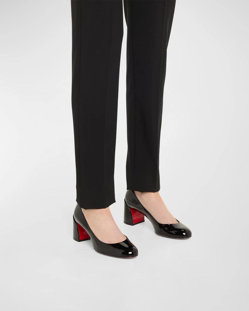 Christian Louboutin Miss Sab Patent Red Sole Pumps 2