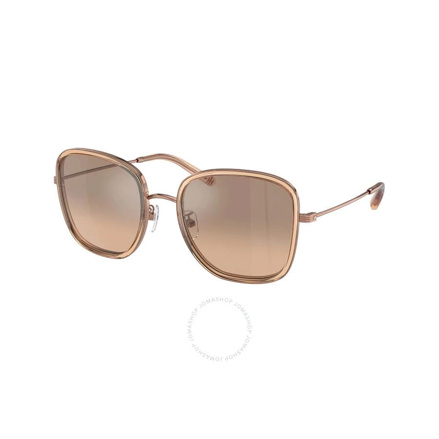 Tory Burch Brown Mirror Square Ladies Sunglasses TY6101 33683D 53 1