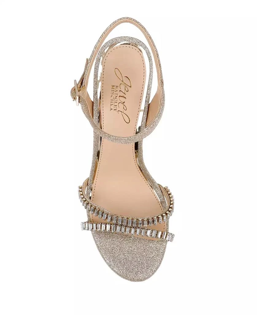 Badgley Mischka Women's Gallant Platform Evening Sandals 4
