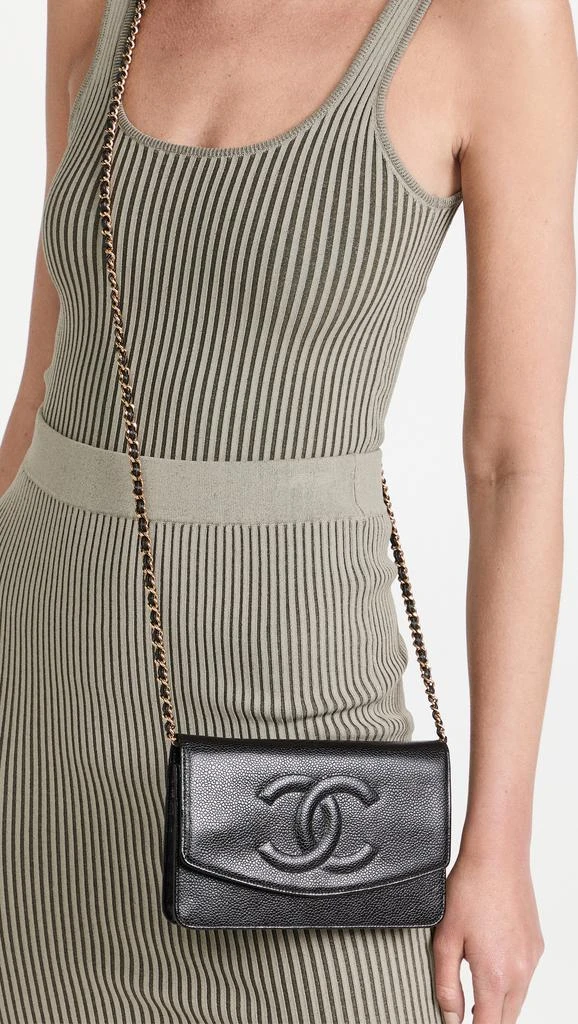 Shopbop Archive Chanel Timeless Wallet On Chain, Caviar 2
