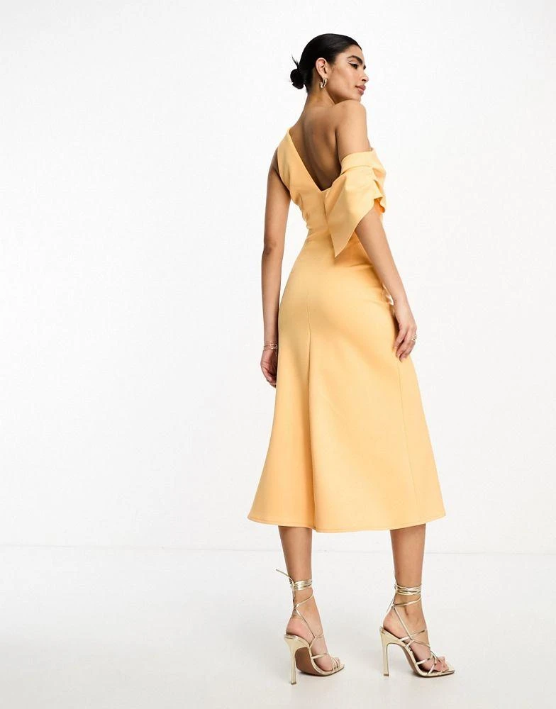 ASOS DESIGN fallen shoulder soft line skater prom midi dress in orange On Sale Now with Up to 70% Off | Discover Exclusive Deals & Savings at BeyondStyle Authentic ASOS ASOS DESIGN fallen shoulder soft line skater prom midi dress in orange On Sale Now with Up to 70% Off | Discover Exclusive Deals & Savings at BeyondStyle Authentic ASOS