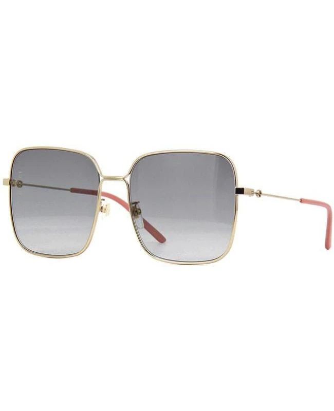 Gucci Gucci Square Metal Unisex Sunglasses GG0443S-001 1
