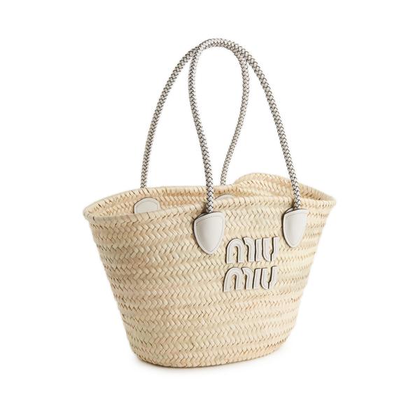Miu Miu Panier en raphia