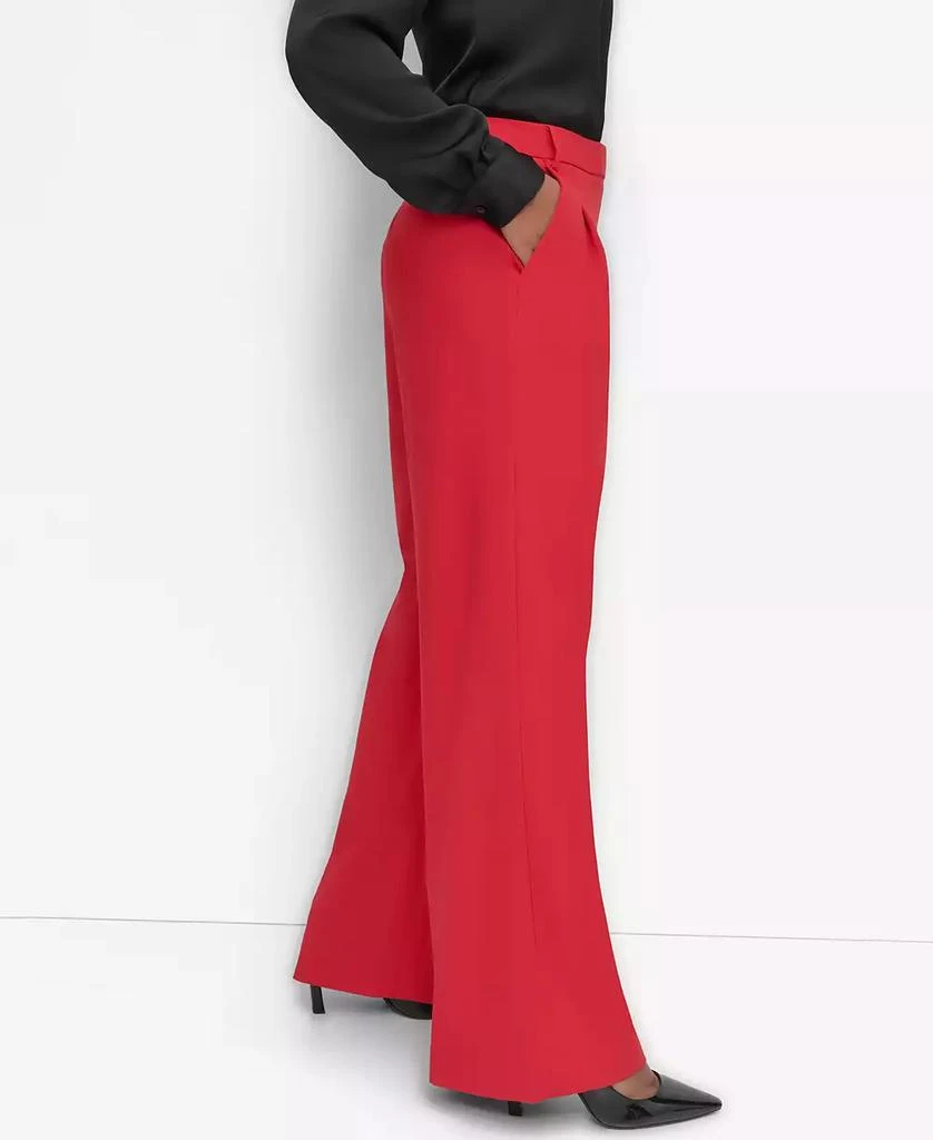 DKNY Women's High-Waisted Wide-Leg Pants 3