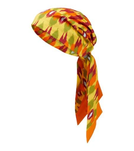 Valentino Printed silk and cotton headscarf 1