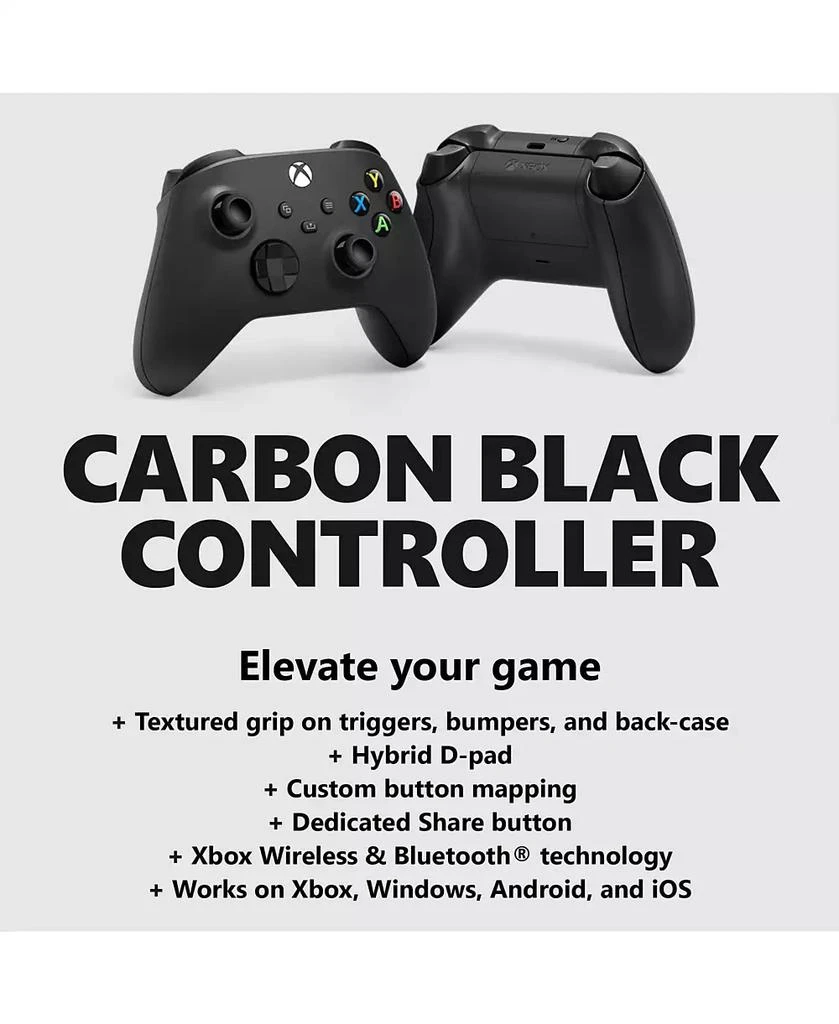 Microsoft Xbox One Wireless Controller - Carbon Black 2