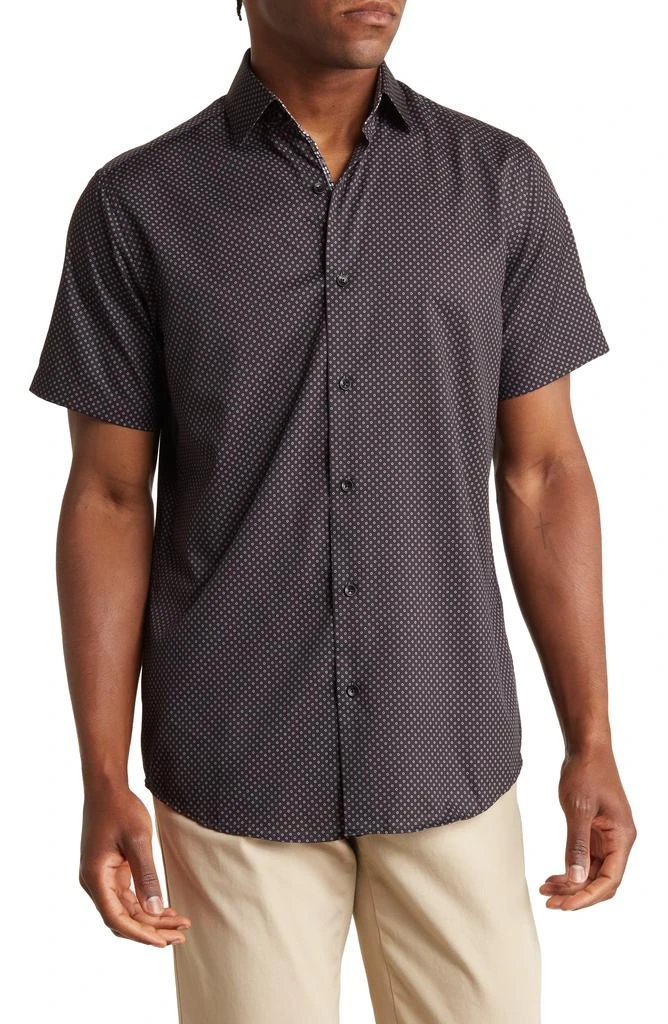Shop Slim Fit Performance Short Sleeve Button-Up Shirt on Sale at  BeyondStyle  Get 63% Off Slim Fit Performance Short Sleeve Button-Up Shirt  with Limited-Time Flash Deals, Exclusive Discounts, and Special Offers.