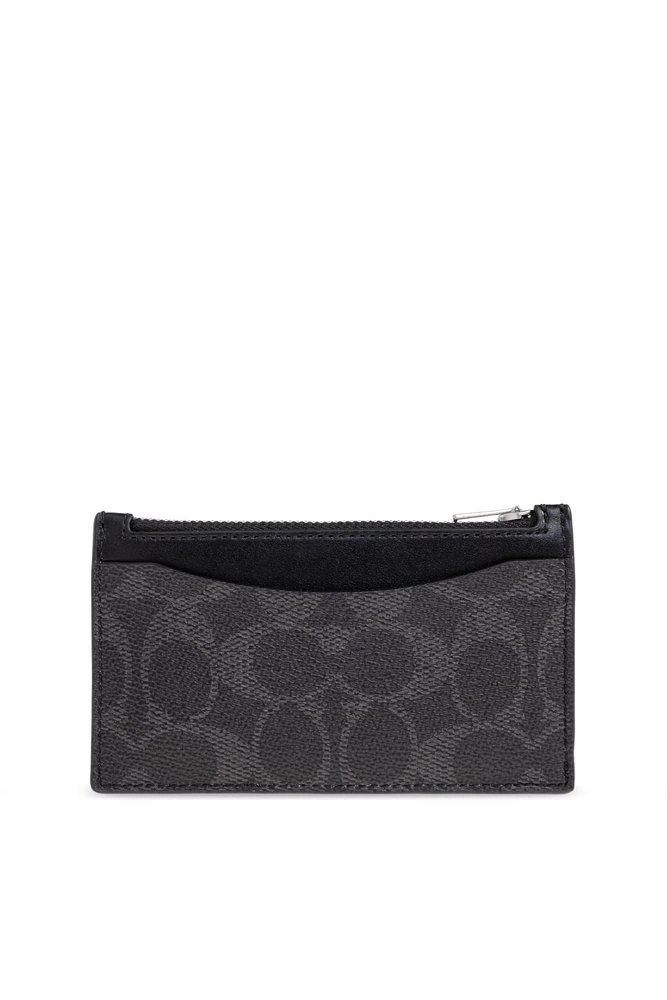 Coach Coach Monogram Pattern Zipped Cardholder