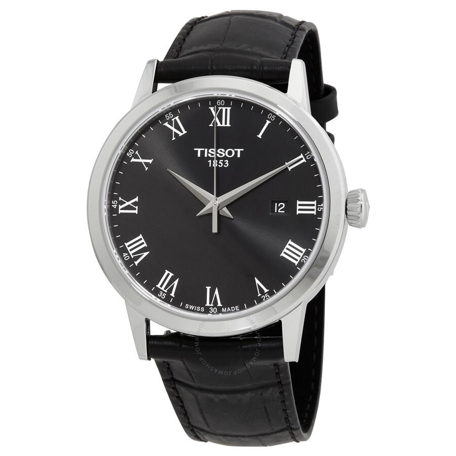 Tissot T-Classic Quartz Black Dial Men's Watch T129.410.16.053.00