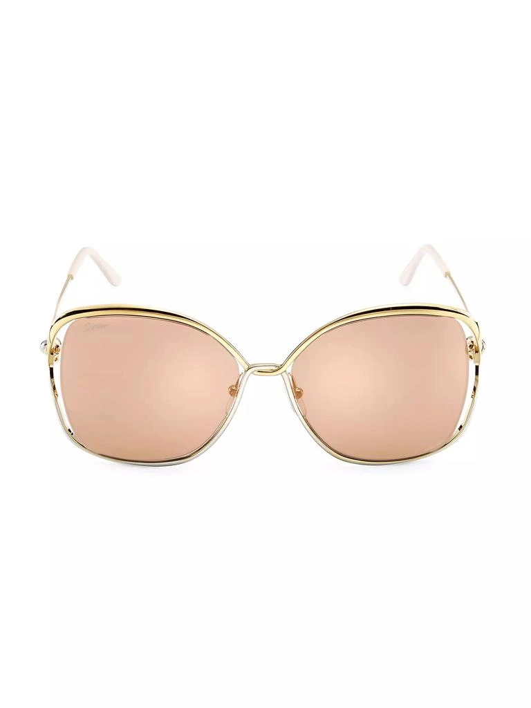 Cartier 61MM Square Sunglasses 1