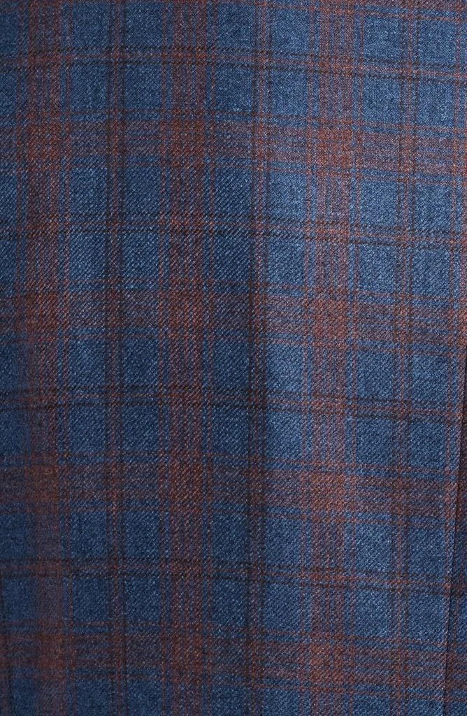 Canali Siena Regular Fit Plaid Silk & Cashmere Sport Coat 5