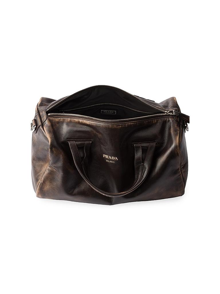 Prada Nappa Leather Duffle Bag - Travel Bags - Free Shipping