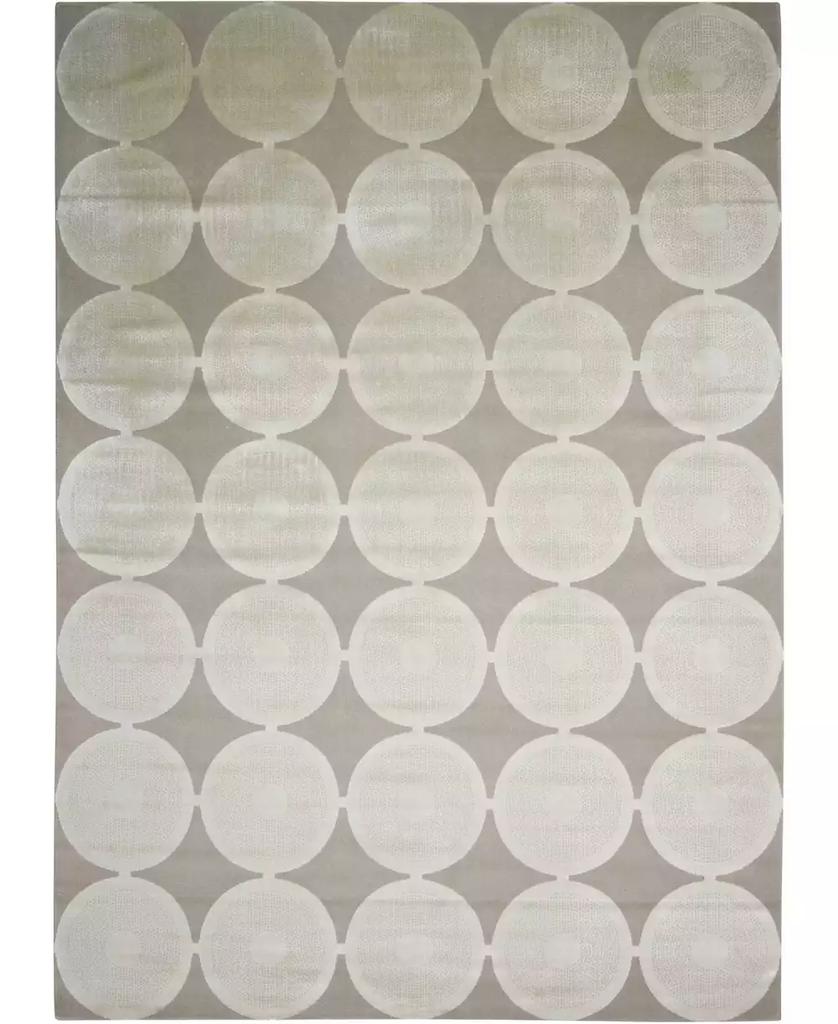 Nourison Luminance LUM02 Silver 7'6" x 10'6" Area Rug