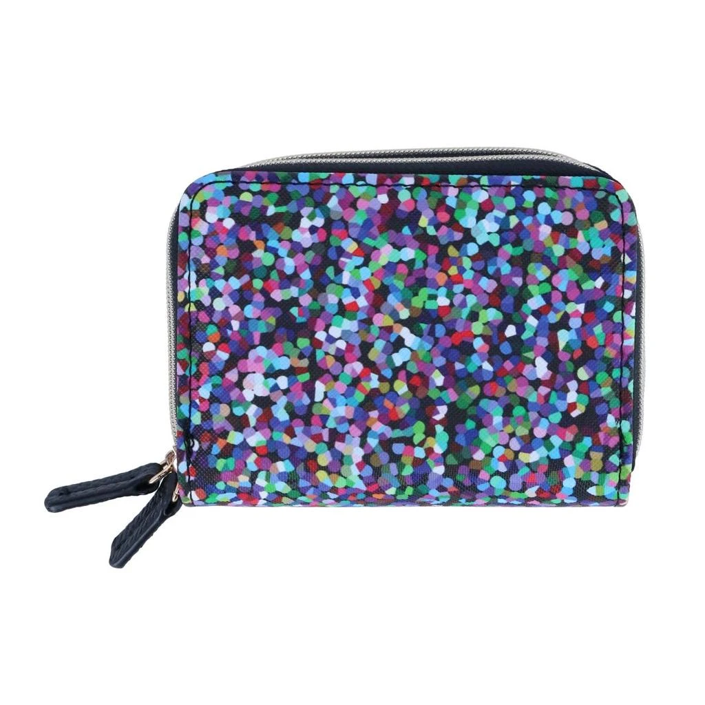 Buxton Women's Stylish Colored Multi Card Case Wizard Wallet 13