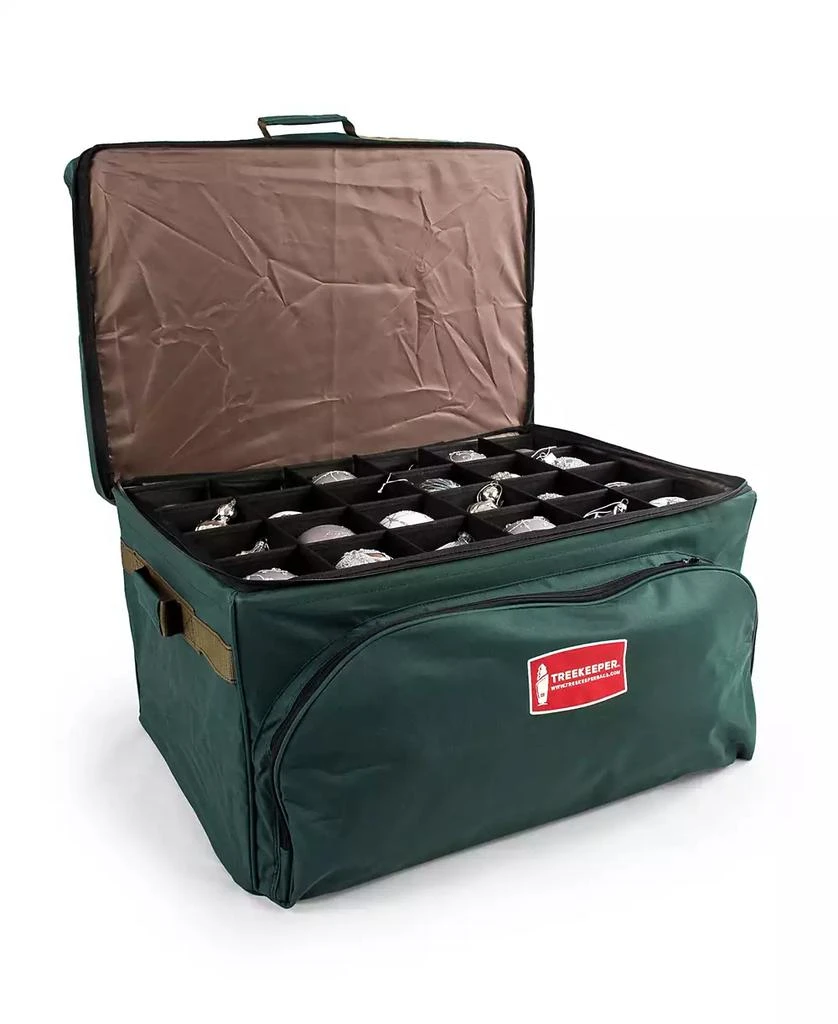TreeKeeper Christmas Ornament Storage Box with Top Pocket 9