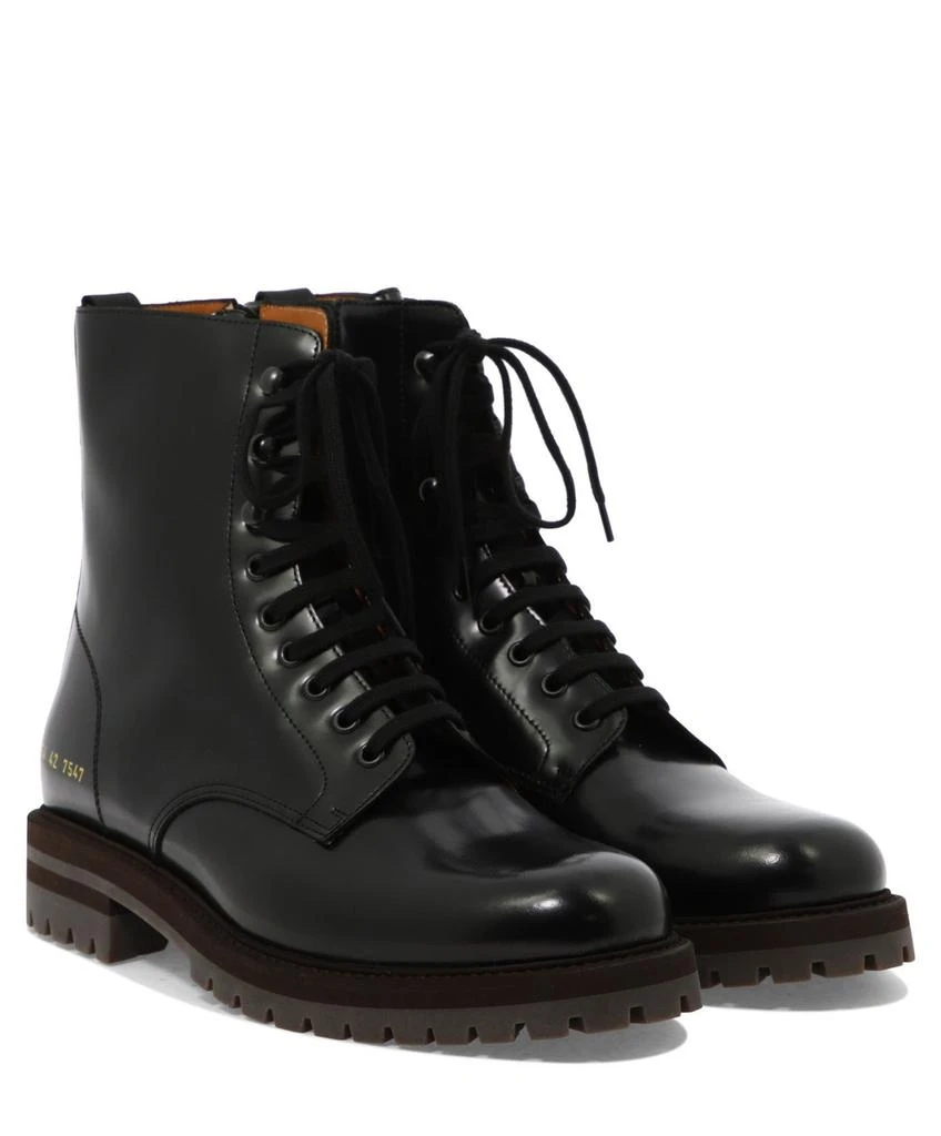 Common Projects Common Projects Zip Detail Combat Boots 3