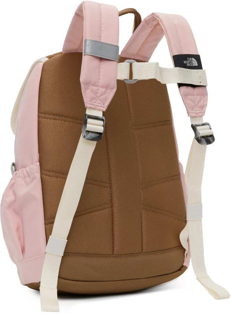 The North Face Kids Pink & Brown Mini Explorer Backpack 3