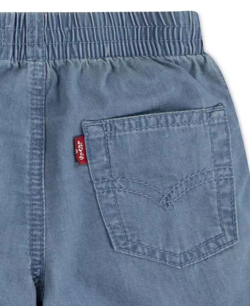 Levi's Levi’s® Baby Boys 3-Pc. Denim Button-Up Shirt, Bodysuit, & Shorts Set 7