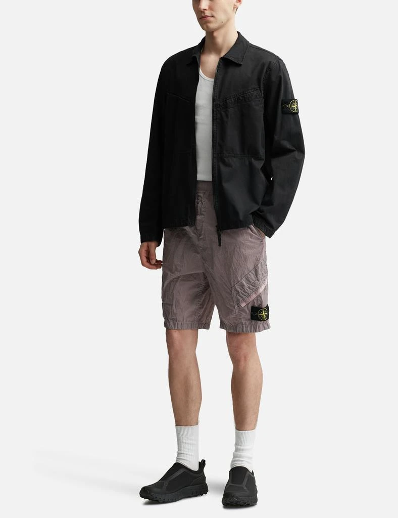 Stone Island Nylon Metal In Econyl® Regenerated Nylon Bermuda Shorts 5