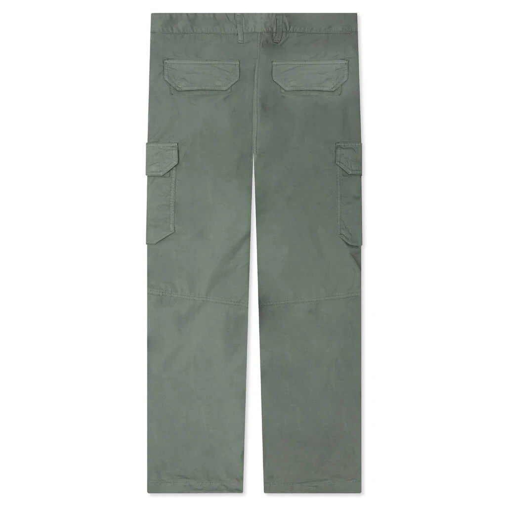 Shop Stone Island Compass Patch Straight-Leg Cargo Trousers on