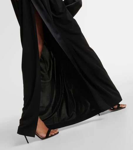 Max Mara Ubi silk satin-trimmed jersey jumpsuit 6