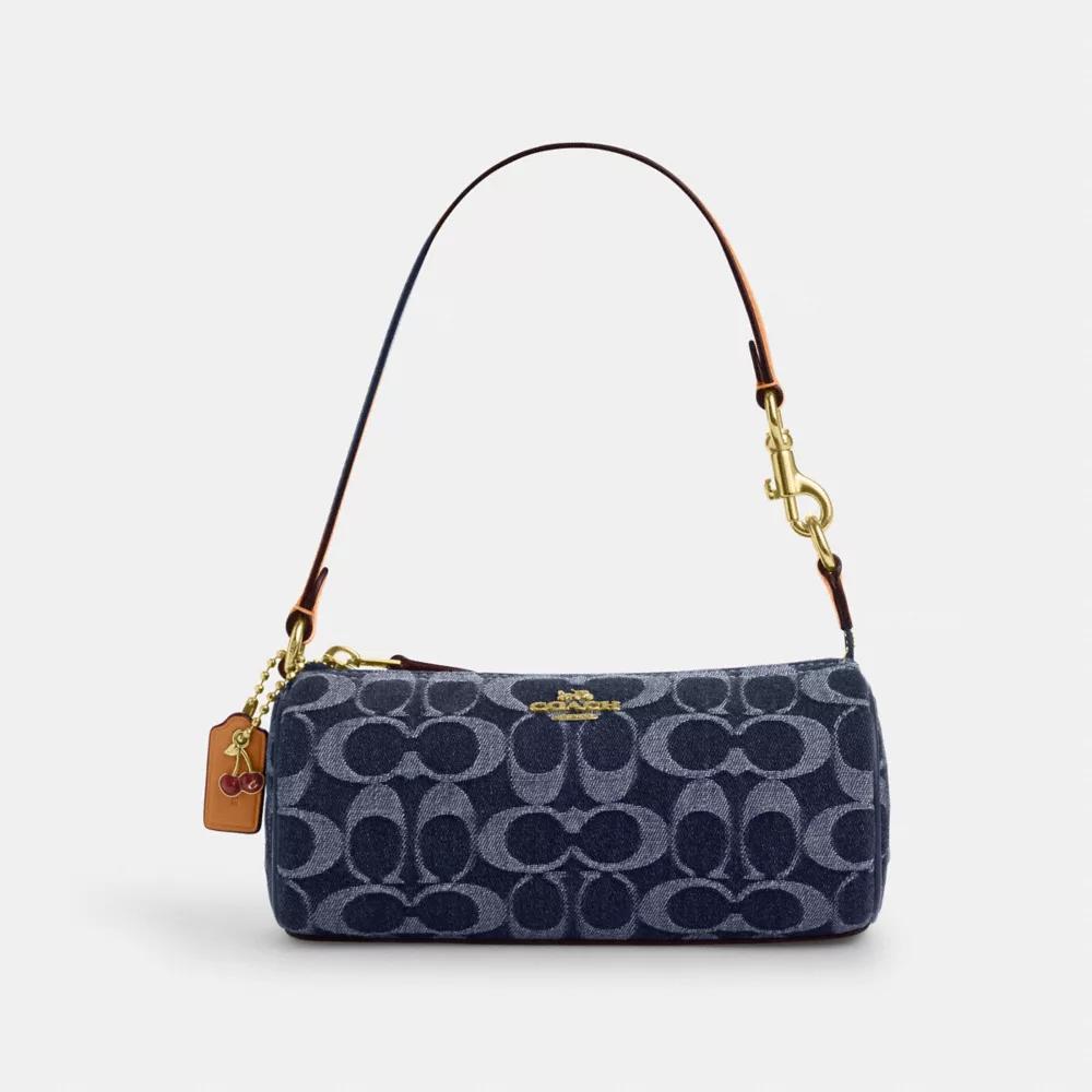 Coach Nolita Barrel Bag In Signature Denim