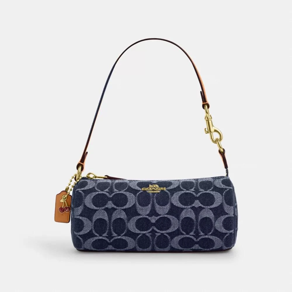 Coach Nolita Barrel Bag In Signature Denim 1