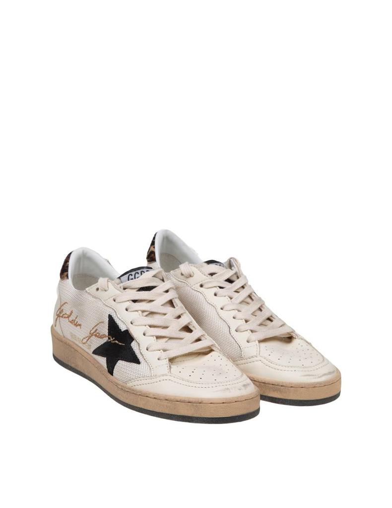 GOLDEN GOOSE GOLDEN GOOSE LEATHER AND CANVAS SNEAKERS