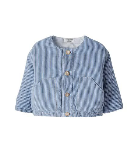 1 + in the Family Baby Algaida striped denim jacket