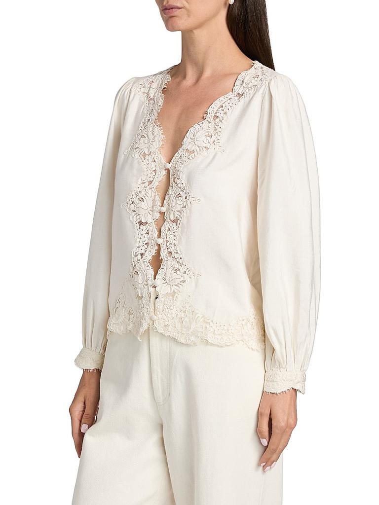 新品Ameri VINTAGE lady unusual lace blouse 限定Ameri Vintage LADY UNUSUAL LACE BLOUSE 【公式通販】